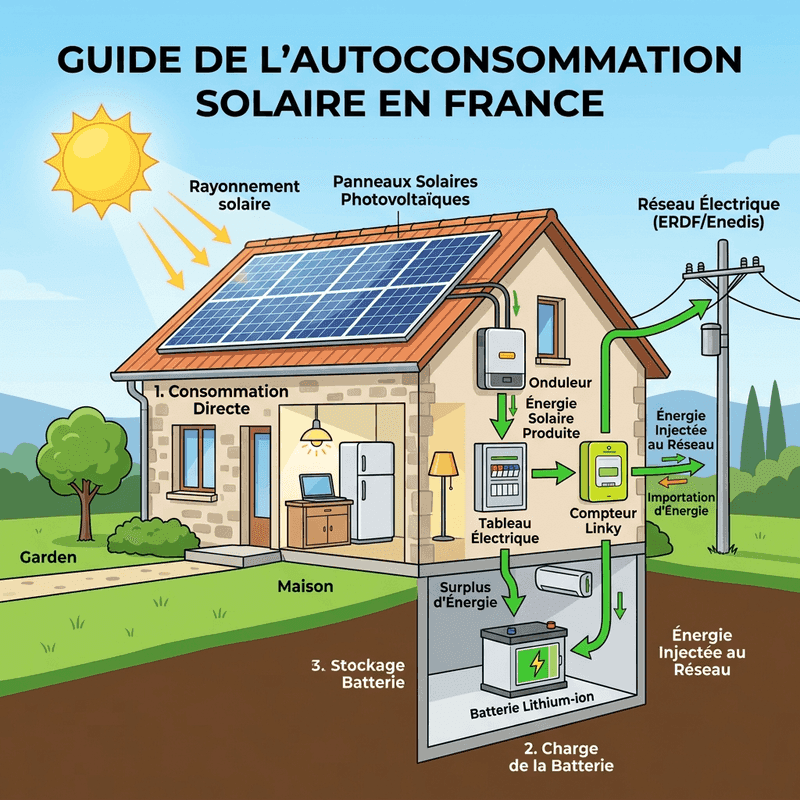 Guide Autoconsommation Solaire & Panneaux 2026