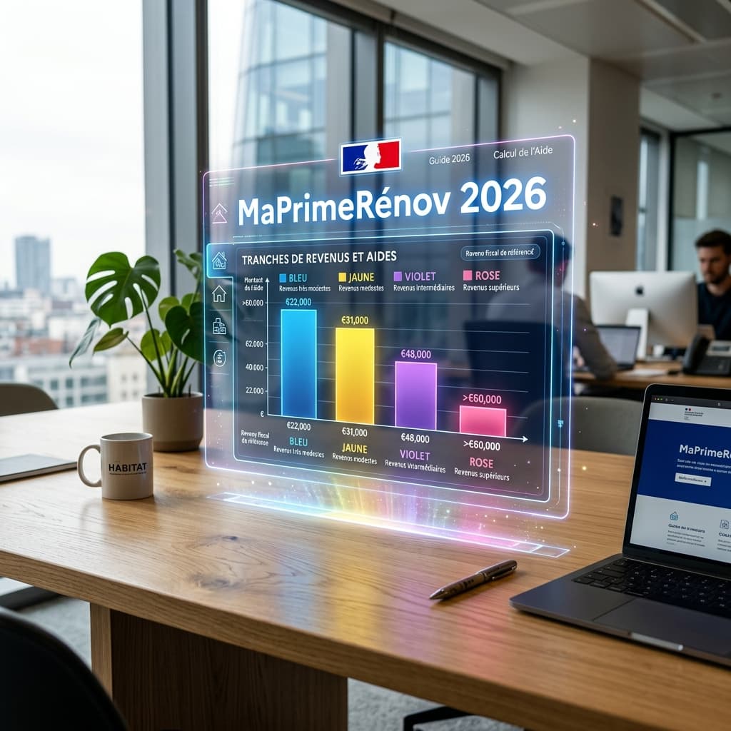 MaPrimeRénov' 2026 : Le Barème Complet (Bleu, Jaune, Violet, Rose)