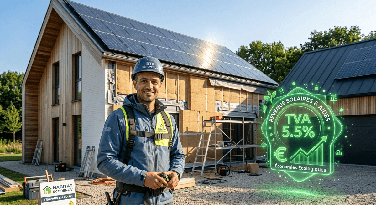 TVA réduite à 5,5 % pour les travaux de rénovation énergétique en 2026 : Le guide complet