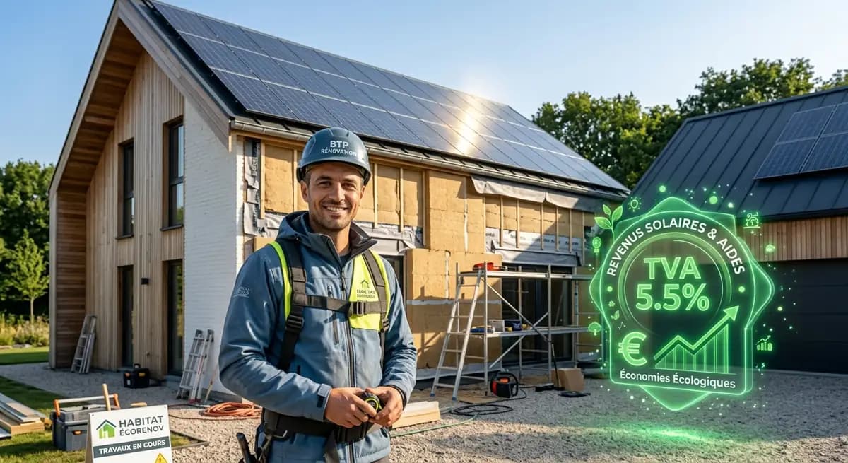 TVA réduite à 5,5 % pour les travaux de rénovation énergétique en 2026 : Le guide complet