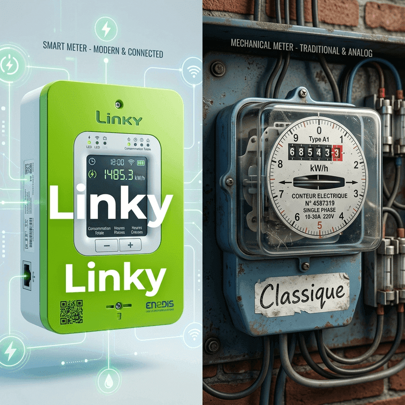 Comparatif détaillé entre le nouveau compteur Linky et un compteur classique