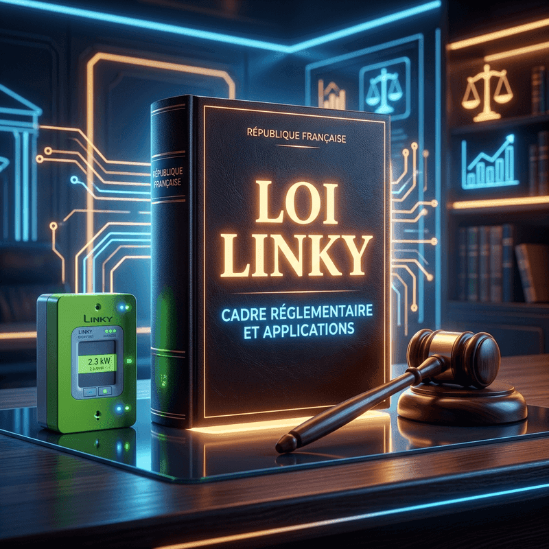 Cadre légal, législation et textes de loi concernant le refus du compteur Linky en France